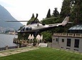 A private helicopter tour over lake Como