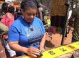 Bonwire kente tour & Ntonso Adinkra stamping village in kumasi