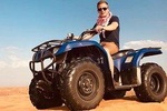 Premium Evening 1 Hr Quad Bike tour , Sandboarding, Camel Ride & VIP BBQ Dinner 
