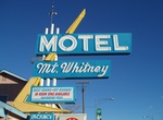 See Motel Mt Whitney Sign, Lone Pine, California