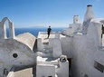 Santorini traditional village and medieval castle!