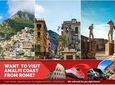 From Rome to Tour Positano + Sorrento + Pompei (FullDay 8h)