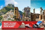From Rome to Tour Positano + Sorrento + Pompei (FullDay 8h)