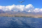 Immense and breathtaking Issyk Kul lake in 1day