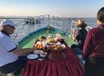Sunset Cocktails On Boat 