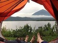 Camping on Lake Burera Rwanda Safaris