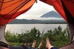 Camping on Lake Burera Rwanda Safaris