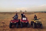 Private Tour Around the Pyramids Driving a Quad Bike