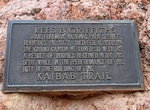 See Rees B. Griffiths Grave, Kaibab Trail, Grand Canyon, Arizona