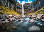 Hike to Svartifoss Waterfall, Iceland