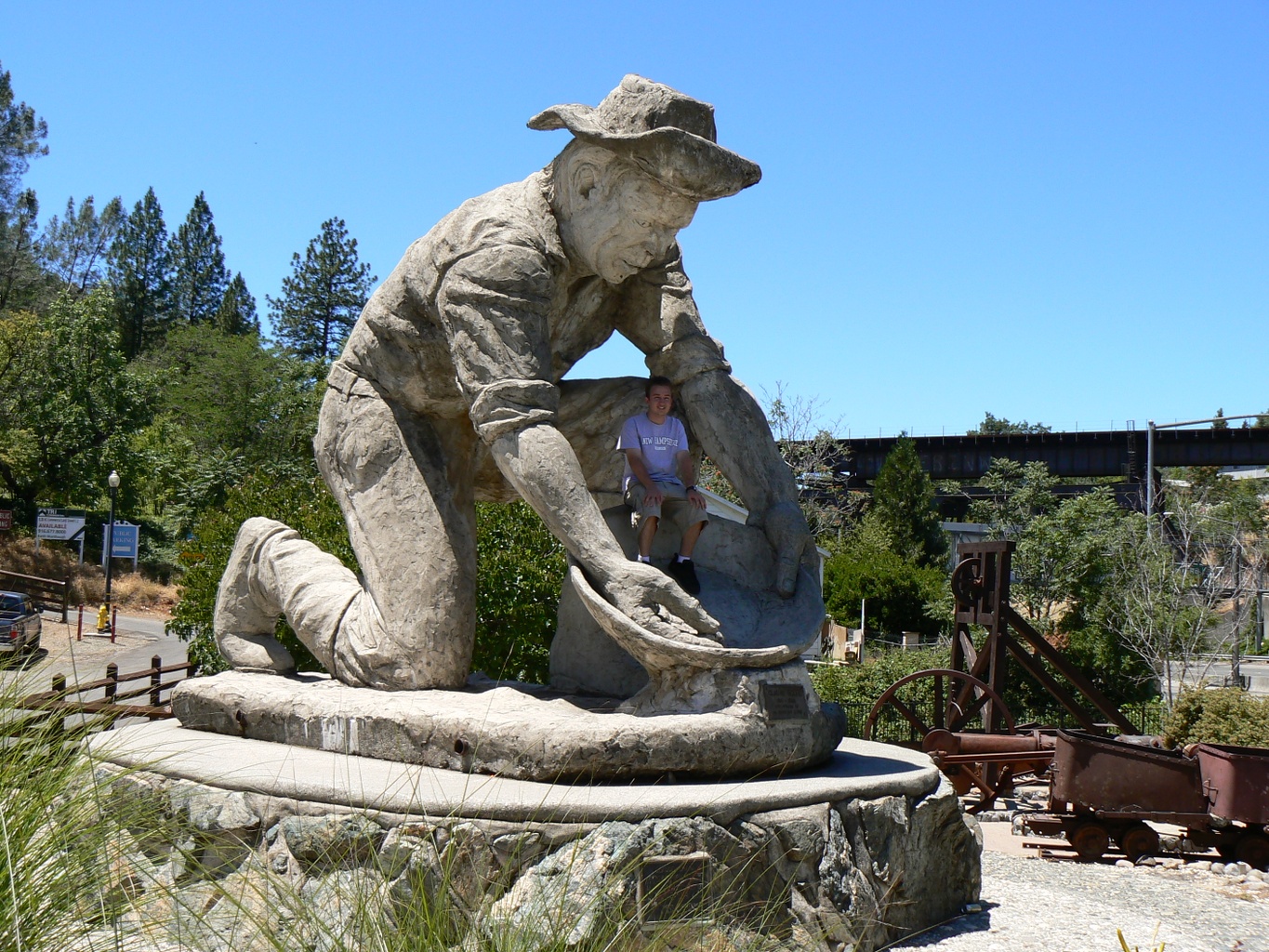 Gold Miner Statue