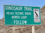 Drive Dinosaur Trail, Alberta, Canada