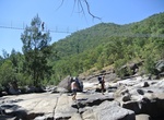 Cross Bowtells Suspension Bridge (Cox River), New South Wales, Australia
