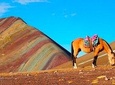 The Rainbow Mountain Vinicunca in Horse, Private Service, One day - Peru Vip
