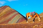 The Rainbow Mountain Vinicunca in Horse, Private Service, One day - Peru Vip