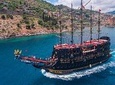 from Side: Alanya Pirates Boat Tour with drinks and lunch