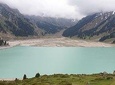 Big Almaty Lake and Tien Shan Alpine scientific station on 3300 m
