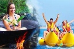Boracay Island Hopping + Hot Kawa Bath + Banana Boat 