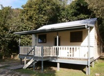 Glamp at Woody Head Cottages and Cabins, Bundjalung National Park, NSW, Australia