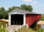 See Medora Covered Bridge, Medora, Indiana