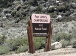 Camp at Four Jeffrey Campground, Bishop, California