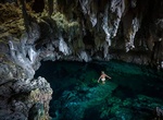 Swim in Vai Nauri Cave, Mitiaro, Cook Islands