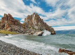 See Shaman's Rock, Olkhon Island, Lake Baikal, Siberia