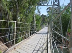 Cross Spruce Street Suspension Bridge, San Diego, California
