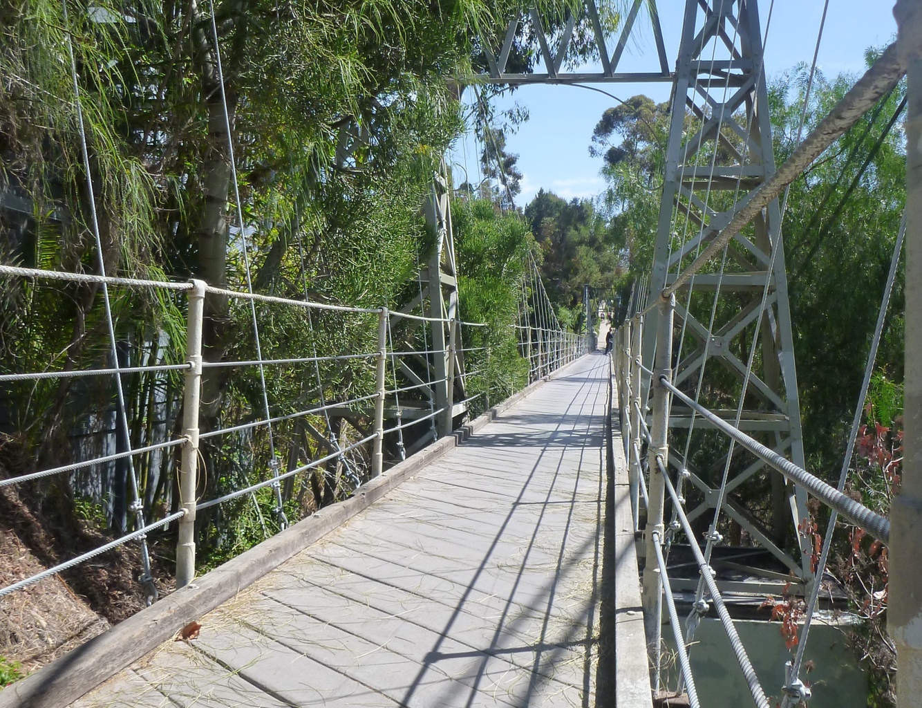 Spruce Street Suspension Bridge