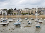 See Saint-Quay-Portrieux Harbor at Low Tide, France