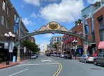 Take Photo of Gaslamp Quarter Sign, San Diego, California