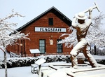 Visit Flagstaff's Santa Fe Railroad Depot, Arizona
