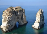 See Raouche Rocks (Pigeon Rocks), Beirut, Lebanon