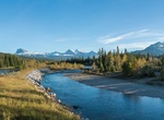 Camp at Belly River Campground, Waterton Lakes National Park, Alberta, Canada