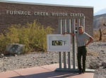 Take Photo of Furnace Creek Visitor Center Thermometer, Death Valley National Park, California
