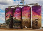 See Thallon Silo Art, Queensland, Australia