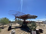 See Da Vinci Fish, Bombay Beach, California