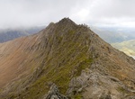 Summit Crib Goch, Snowdonia National Park, Wales