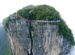 Walk Coiling Dragon Cliff Skywalk, Tianmen Mountain, China