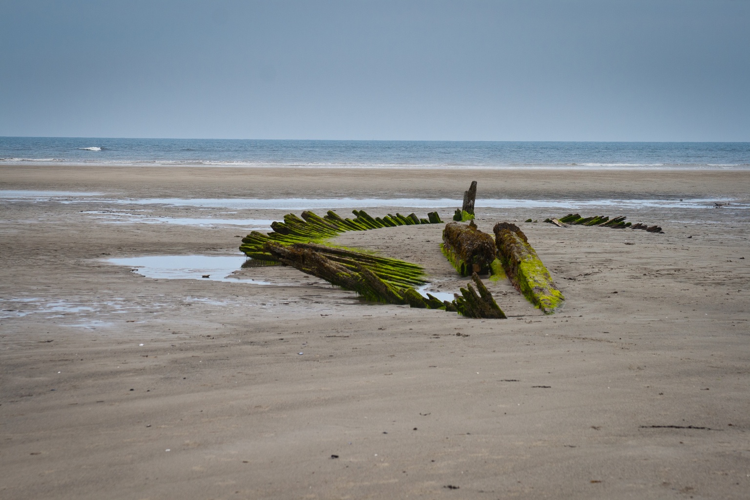 Howard W. Middleton Shipwreck on Higgins Beach