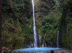 See Dua Warna Waterfall, Sumatra, Indonesia