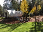 Stay at Whispering Pines Covered Wagon Resort, Alton, Utah