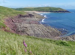 Visit Manorbier Bay & Beach, Pembrokeshire Coast National Park, Wales