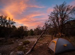 Camp at Baker Creek Campground, Great Basin National Park, Nevada