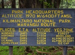 Trek Marangu ("Coca Cola") Route, Mount Kilimanjaro, Tanzania