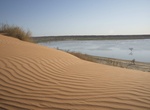 Off-road Big Red Sand Dune, Simpson Desert, Queensland, Australia