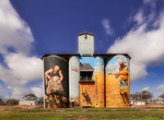 See Weethalle Silo Art, Weethalle, New South Wales, Australia