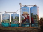 See Yelarbon Silo Art, Yelarbon, Queensland, Australia