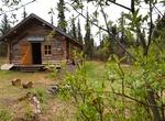 Camp at Viking Lodge Cabin, Wrangell–St. Elias National Park, Alaska