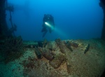 Wreck Dive Rio de Janeiro Maru, Chuuk Lagoon, Micronesia